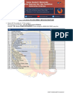 Jadwal Jaga Stand Oprec BEM KM FKIP 2023