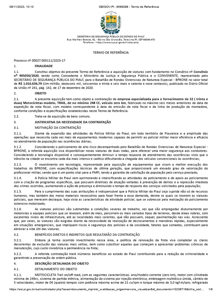 Termo de Referencia para Contratar CELLEBRITE | PDF | Diodo emissor de ...