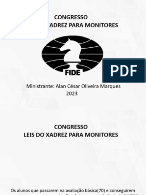 LEIS DO XADREZ DA FIDE