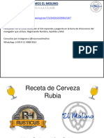 Receta de Cerveza Rubia Inicial A52b1l