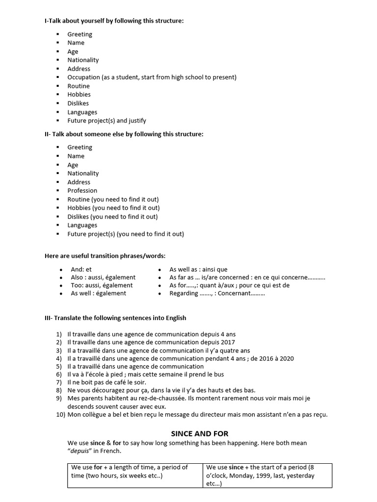 Personal and Professional Introduction Guide | PDF