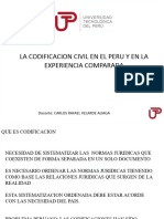 Clase 3 La Codificacion Civil en El Peru y en La Experiencia Comparada