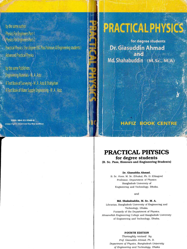 Pratical physics by dr giasuddin ahmed a pdf observational error mean