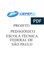 Projeto Pedagógico Do Cefet-Sp