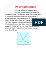 Concept of Equilibrium