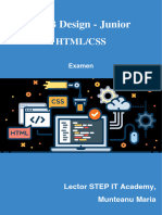 Examen - Web - Design - HTML - CSS (Edit)