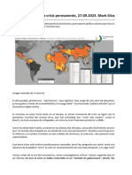 La Psicología de Una Crisis Permanente