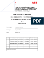 4HPE-E2214051-IC-PRO-0008 Encofrado y Desencofrado