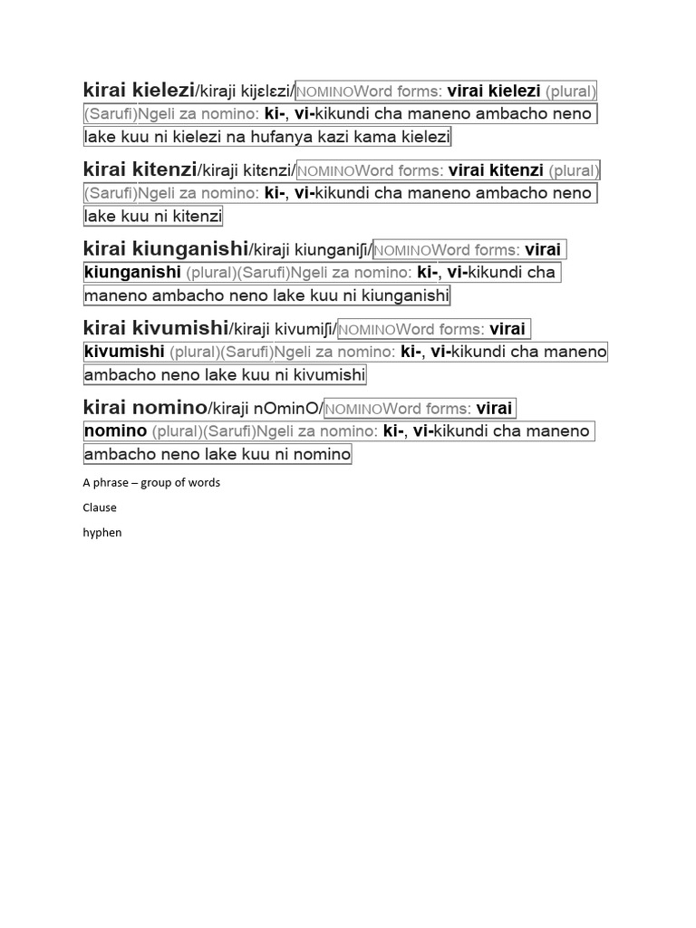 Kirai kielezi pdf