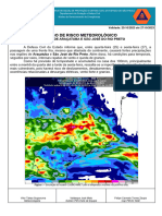 2023-10-25 - Aviso de Risco Meteorológico (Regiões de Araçatuba e São José Do Rio Preto)