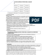 Aplicando Estrategias para Resolver Problemas de Interés Simple y Compuesto