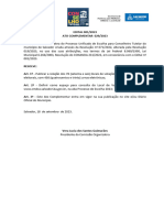 Ato 029 Complementar Locais de Votacao 2023