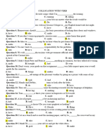 Collocation With Verb