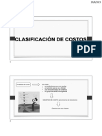 Clasificacion de Costos