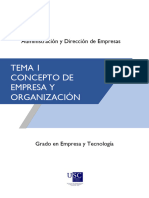 Tema 1. Empresa (Teoria)