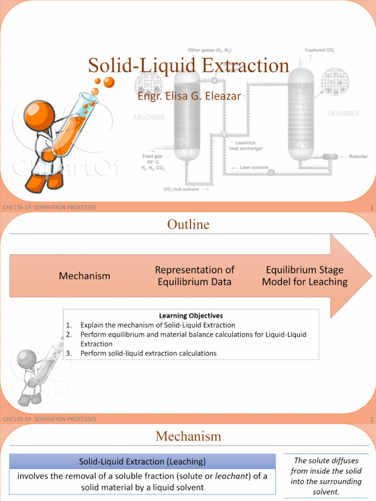 Solid Liquid Extraction PDF