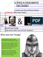 Why Was There A Rising Against Earl Tostig