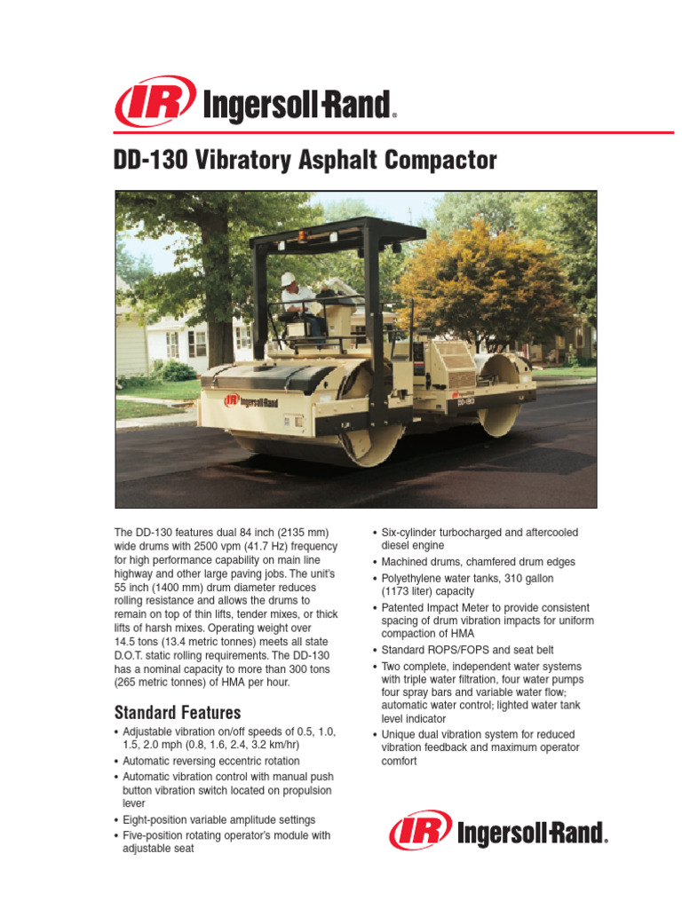 Specs IR DD-130 22 15298-C-01xx | PDF | Pump | Vehicles
