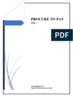 Sap Procure To Pay Process