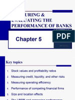 CHAP - 5 - Measuring and Evaluating The Performance of Banks