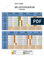 Calendar. An Școlar 2023-2024