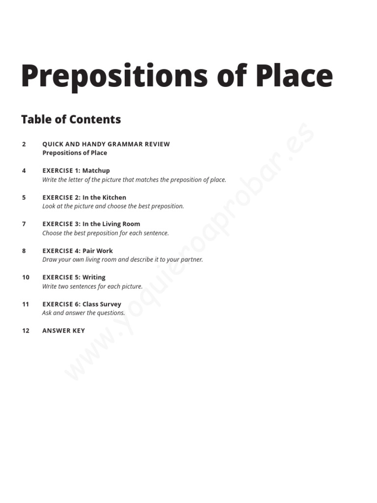 Prepositions 2 Pdf Linguistics Linguistic Morphology
