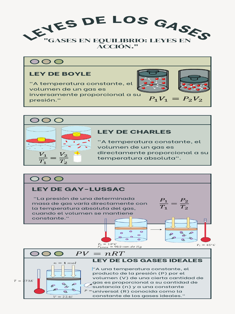 Leyes de Los Gases | PDF