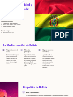 La Mediterraneidad y La Geopolitica de Bolivia