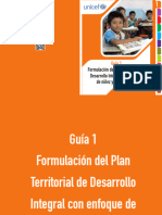 Guia - 1 Formulacion Plan Territorial Con Enfoque Niñez