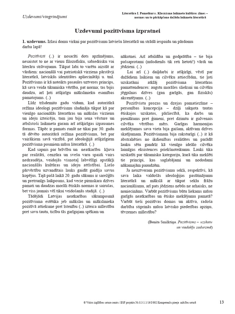 Pozitīvisms | PDF
