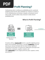 Profit-Planning (Managerial Accounting)