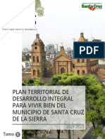 Plan Territorial de Desarrollo Integral para Vivir Bien Del Municipio de Santa Cruz de La Sierra TOMO II