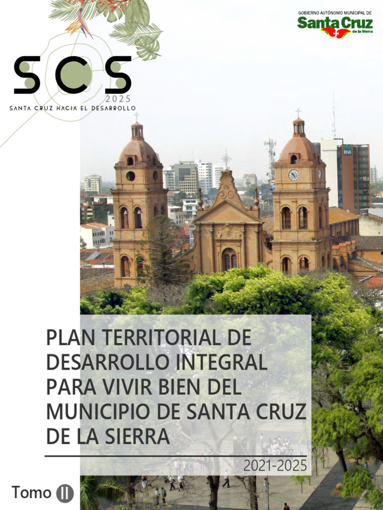 Plan Territorial de Desarrollo Integral Para Vivir Bien Del Municipio ...