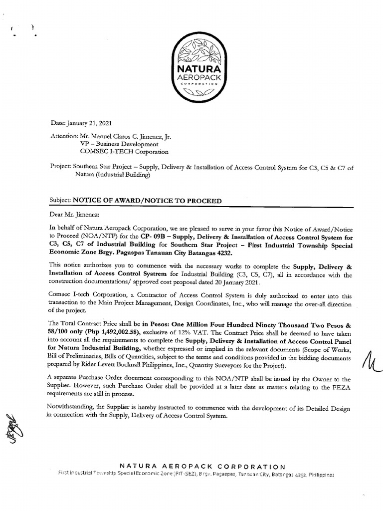NTP Po#271700 Acs C3 C5 C7 | PDF