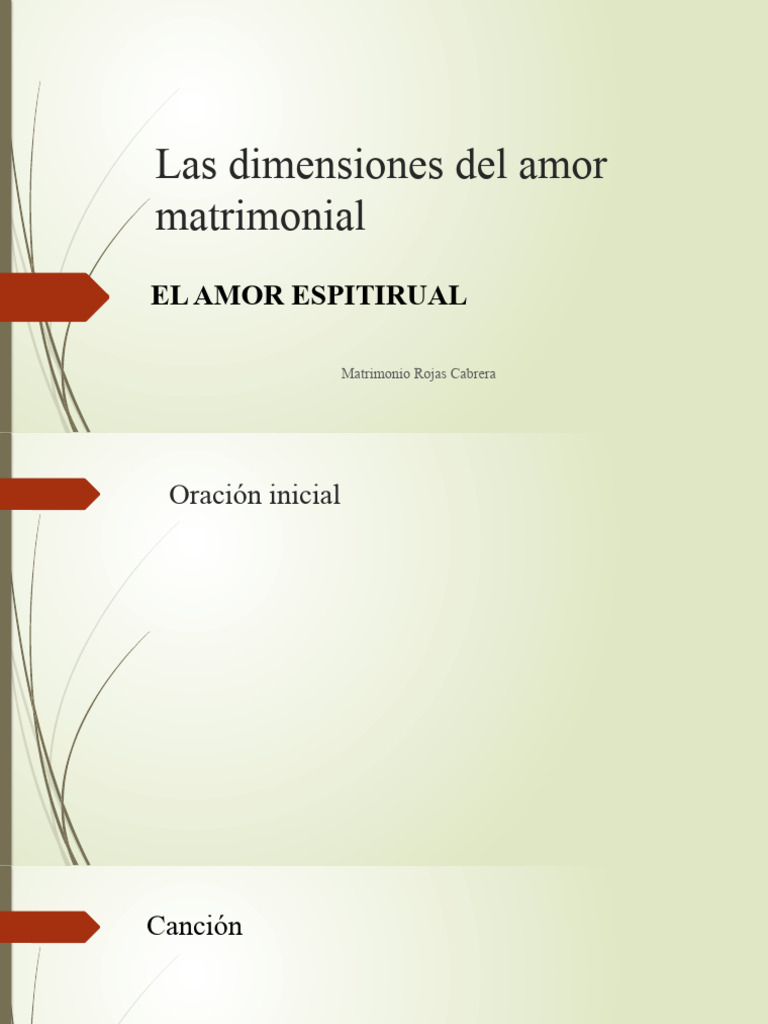 El Amor Espiritual en el Matrimonio | PDF | Relaciones personales ...