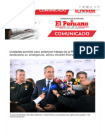 Ejecutivo Invertirá Más de 21 Millones de Soles en 185 Vehículos Policiales - Noticias - Agencia Peruana de Noticias Andina