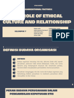 Kel 7 Budaya Organisasi Dan Hubungan Etis