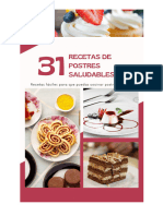 31 Recetas de Postres Saludables (3324)