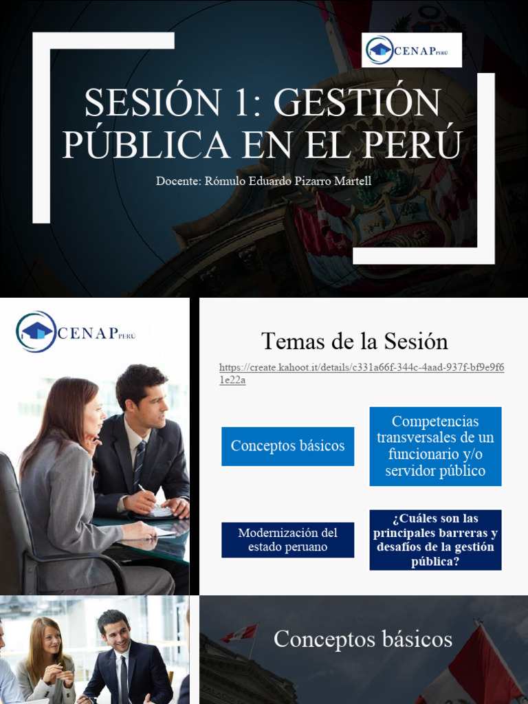 Gestión Pública y Funciones del Servidor | PDF | Administración Pública ...