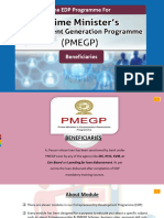 1.1.2 The EDP Programme For PMEGP Beneficiaries
