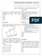 Prova Omif 2019 1fase