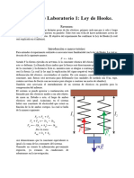 Informe de Laboratorio 1 - Ley de Hooke