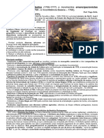 Material Complementar - Período Pombalino (1750-1777) e Movimentos Emancipacionistas (Inconfidência Mineira - 1789, e Inconfidência Baiana - 1798) .