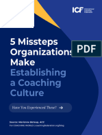 5 Missteps Establishing A Coaching Culture