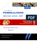 Perangkat (Bahasa Jawa) SMP: Pembelajaran