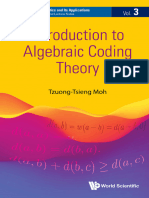 Introduction To Algebraic Coding Theory - 2022
