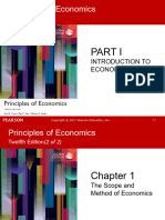 Consolidated PPT - Chap 1 and 2 - The Scope and Method of Economics and The Economic Problem - Scarcity and Choice