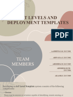 Iot Levels and Deployment Templates