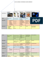 Cuadro Comparativo Invertebrados 