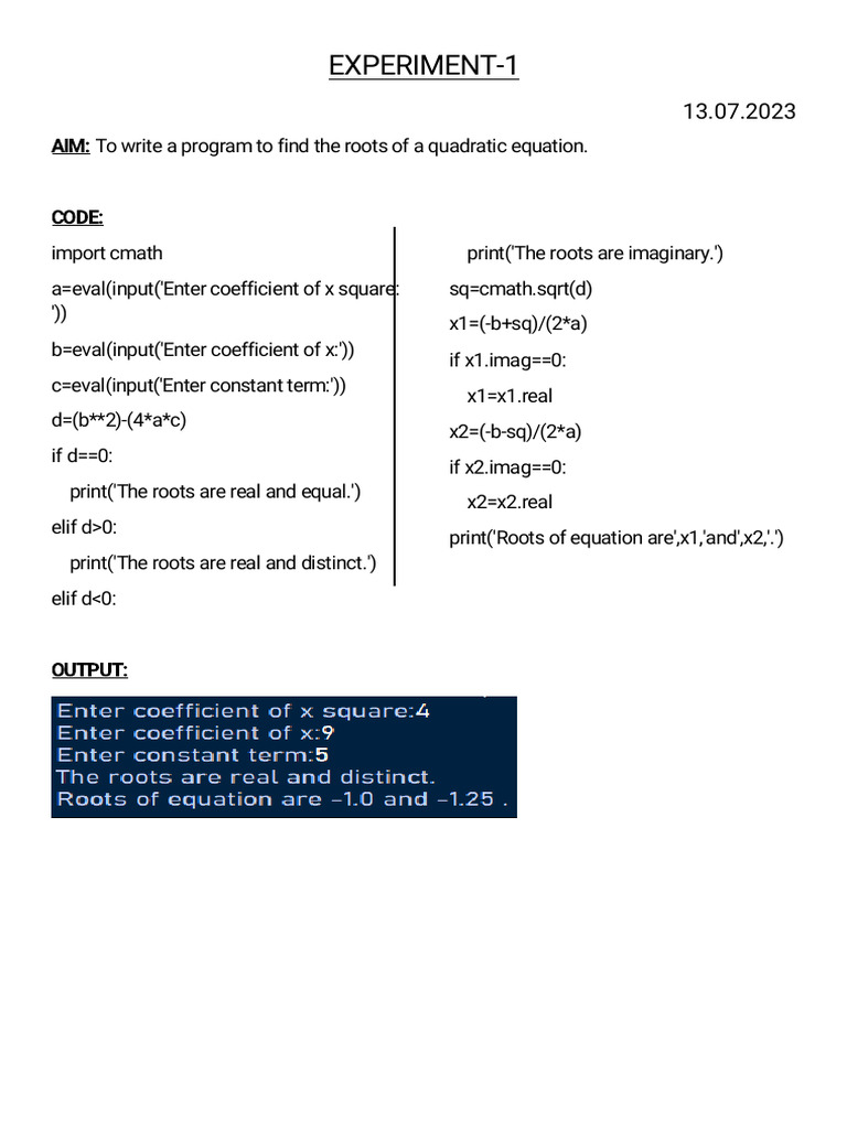 Python Program PDF